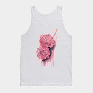 Peonies Illustration 3 Tank Top